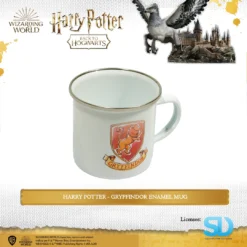 Wizarding World: Harry Potter - Hogwarts Houses Logo Enamel Mug