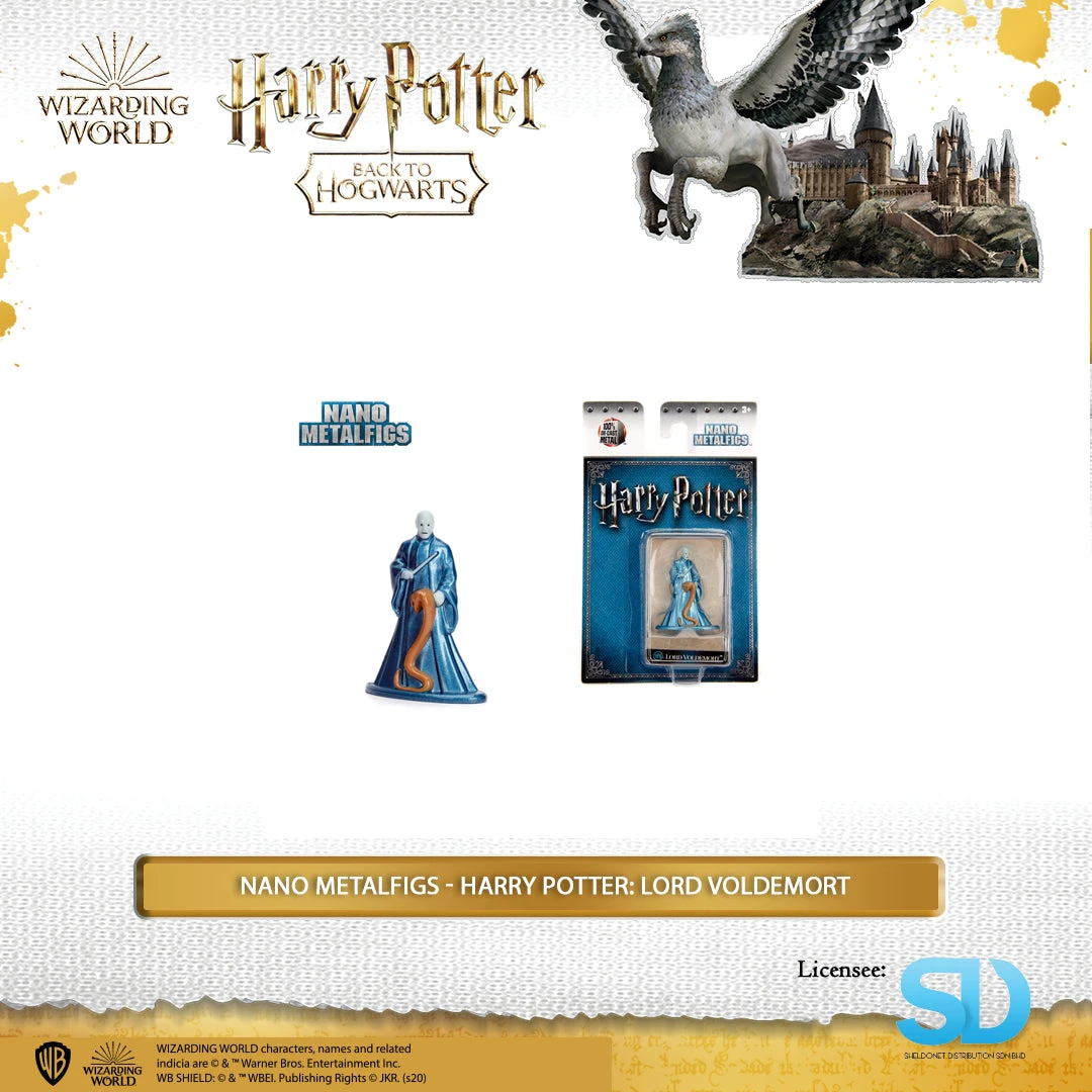 Nano Metalfigs - Harry Potter: Lord Voldemort Wizarding World 3 Nano Metalfigs - Harry Potter: Lord Voldemort Wizarding World