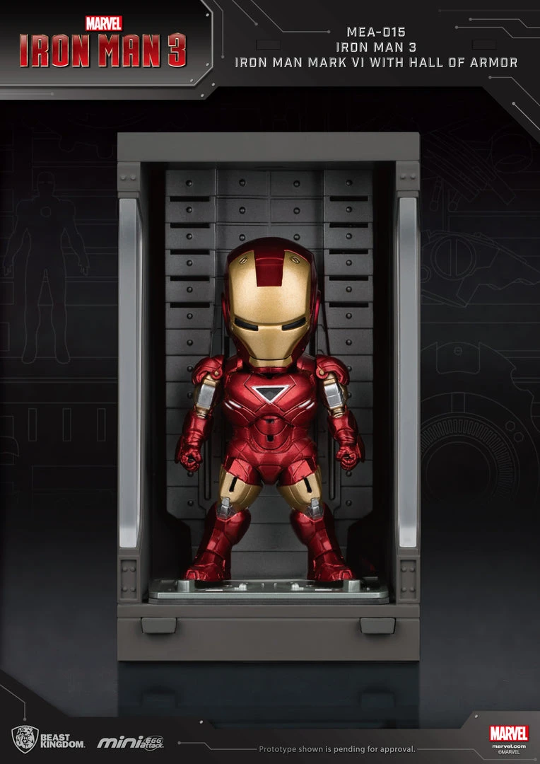 Beast Kingdom: MEA-015 Iron Man 3 /Iron Man Mark VI With Hall Of Armor 3 Beast Kingdom: MEA-015 Iron Man 3 /Iron Man Mark VI With Hall Of Armor