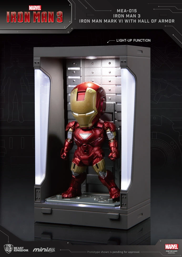 Beast Kingdom: MEA-015 Iron Man 3 /Iron Man Mark VI With Hall Of Armor 5 Beast Kingdom: MEA-015 Iron Man 3 /Iron Man Mark VI With Hall Of Armor