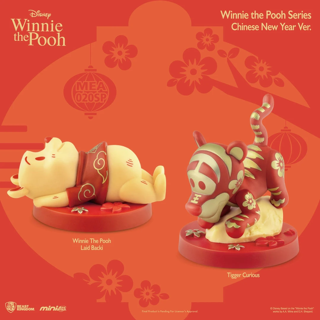 Beast Kingdom: Winnie The Pooh Series - Chinese New Year Version Mini Egg Attack Figure 3 Beast Kingdom: Winnie The Pooh Series - Chinese New Year Version Mini Egg Attack Figure