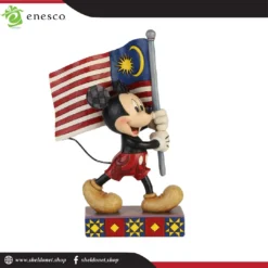 Enesco: Disney Traditions - Mickey With Malaysian Flag