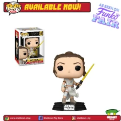 FUNKO [IN-STOCK] Pop! Star Wars Episode IX: The Rise Of Skywalker - Rey With Yellow Lightsaber