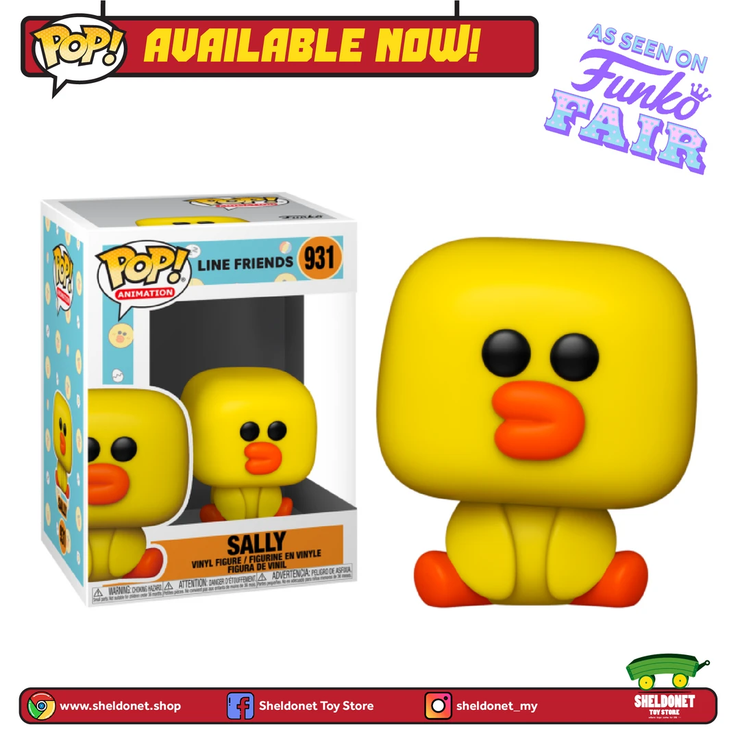 FUNKO Pop! Animation: Line Friends - Sally 3 FUNKO Pop! Animation: Line Friends - Sally