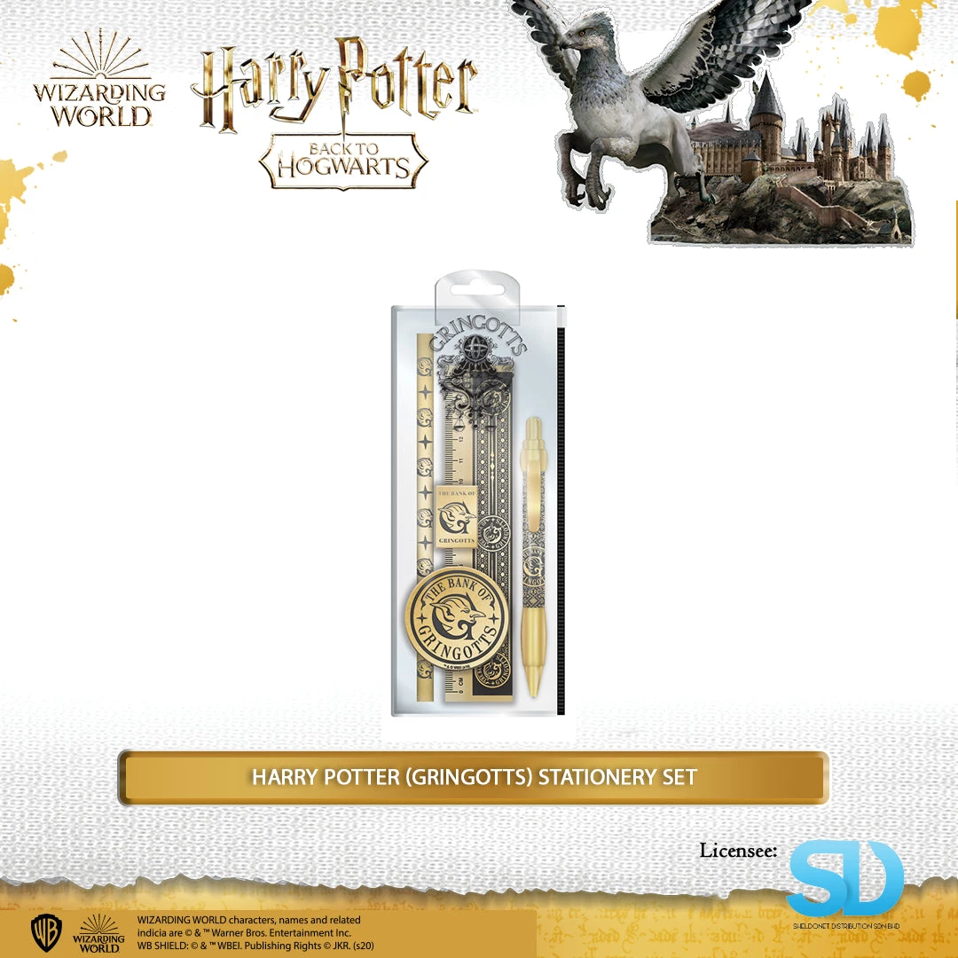 Wizarding World Pyramid International: Harry Potter (Gringotts) Stationery Set 3 Wizarding World Pyramid International: Harry Potter (Gringotts) Stationery Set