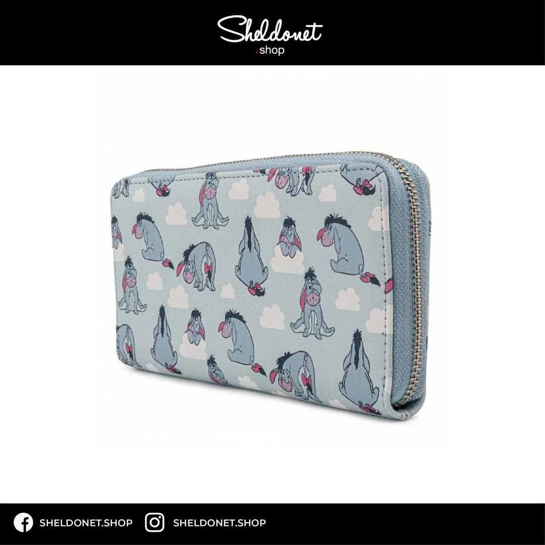 Loungefly: Disney - Eeyore All Over Zip Around Wallet 5 Loungefly: Disney - Eeyore All Over Zip Around Wallet