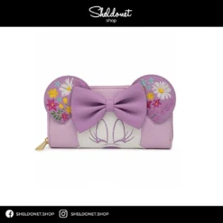 Loungefly: Disney - Minnie Holding Flowers Zip Around Wallet
