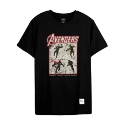 Beast Kingdom: Avengers: Endgame Series Avengers Team Tee (Black) [M Size]