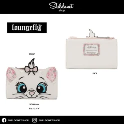 Loungefly: Disney - Marie Floral Face Wallet