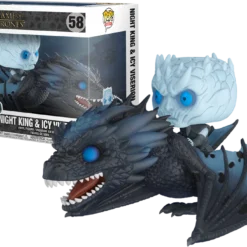 FUNKO POP! Rides: GOT - Night King & Icy Viserion (Glows In The Dark)