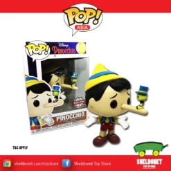FUNKO POP! Disney: Pinocchio - Pinocchio With Jiminy Cricket [Sheldonet Webstore Exclusive]
