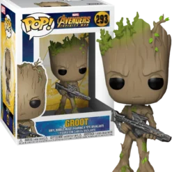 FUNKO POP! VINYL POP! Marvel Avengers Infinity War - Teen Groot With Gun