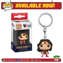 FUNKO Pocket Pop! Keychain: Wonder Woman 80th - Wonder Woman (A Twist Of Fate)