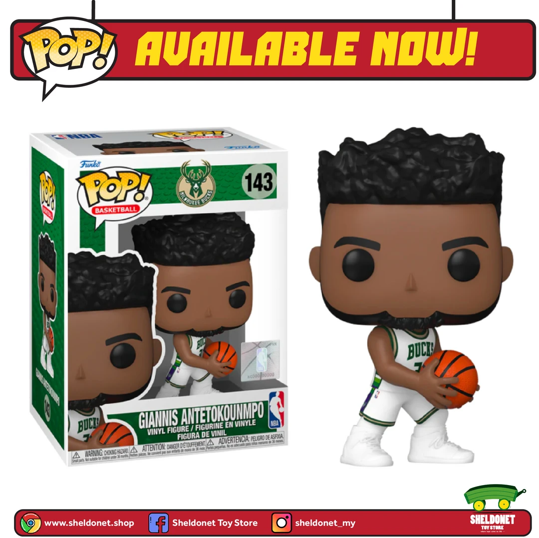 FUNKO Pop! NBA: Milwaukee Bucks - Giannis Antetokounmpo (City Edition '21) 3 FUNKO Pop! NBA: Milwaukee Bucks - Giannis Antetokounmpo (City Edition '21)